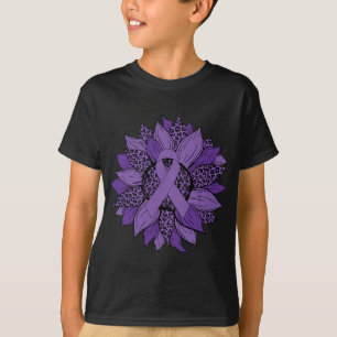 Camiseta Luz Roxo Sunfloral Fita Fibromialgia