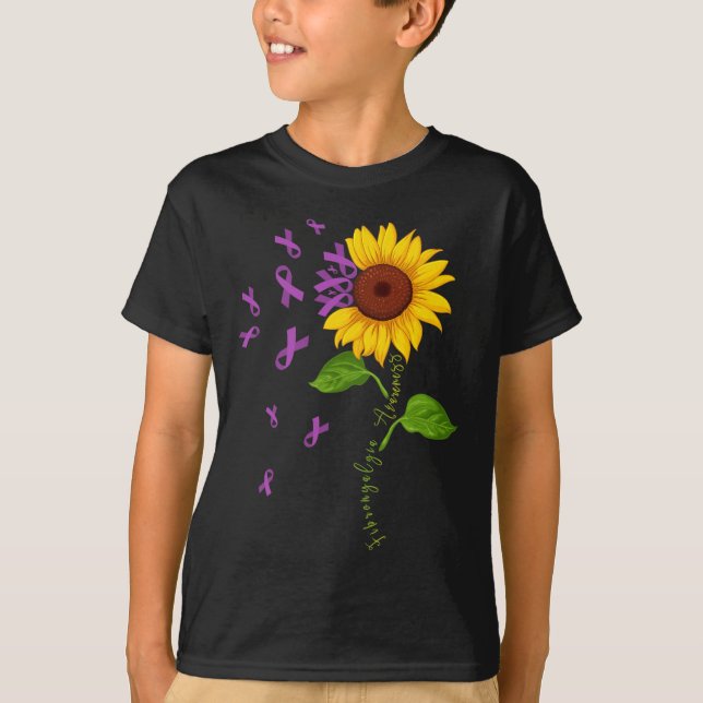 Camiseta Luz Roxo Sunfloral Fita Fibromialgia (Frente)