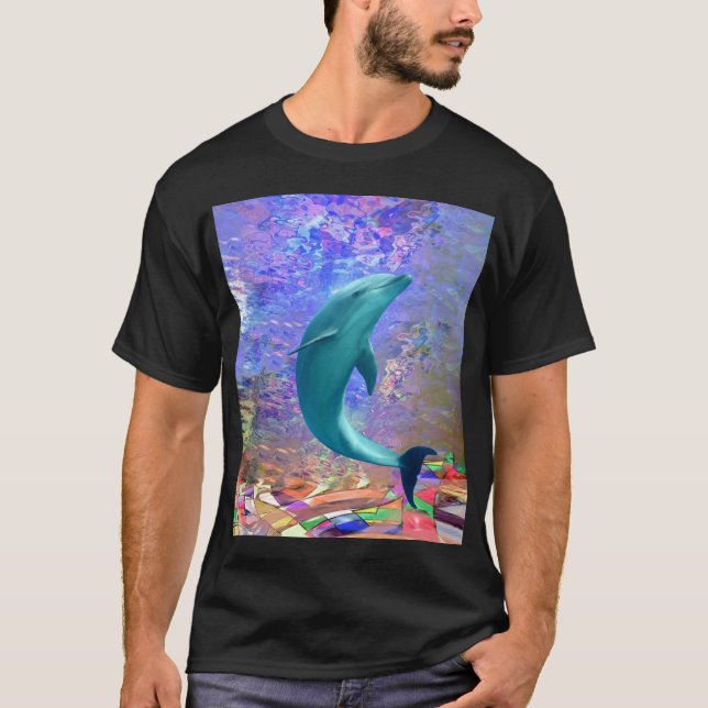 Camiseta Luz solar do golfinho (Frente)