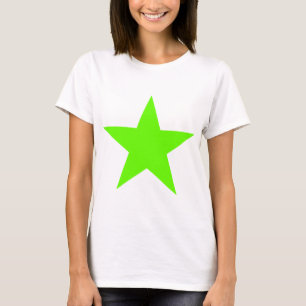 Camiseta Luz Verde Estrela O MUSEUM Zazzle Oferece