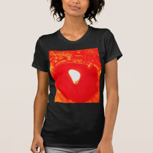 Camiseta Luz Vermelha, Chama, Vela, Amor de Natal
