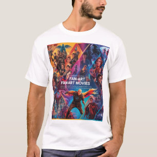 Camiseta 🎬 Luzes, Câmera, Ação! Explore nossos filmes de v