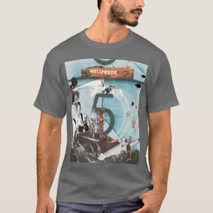 Camiseta luzes câmera amigos hollywood