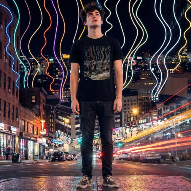 Camiseta Luzes da Cidade de Boston (Criador carregado)
