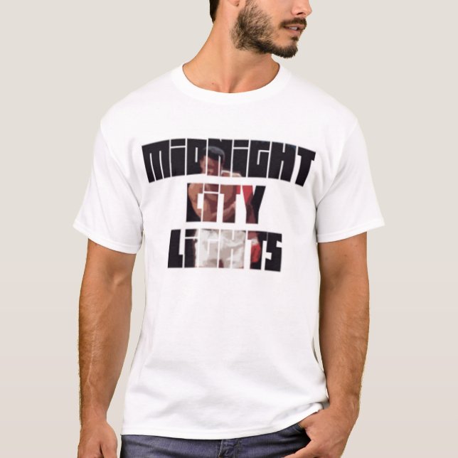 Camiseta Luzes da meia-noite da cidade (Frente)