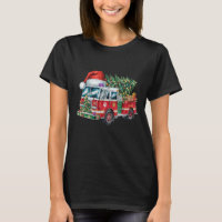 Luzes de árvore de Natal com chapéu de Papai Noel