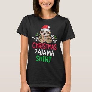 Camiseta Luzes De Árvore Largas Engraçadas Esta É A Minha P
