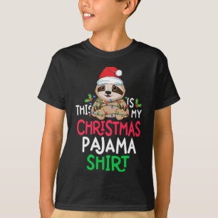 Camiseta Luzes De Árvore Largas Engraçadas Esta É A Minha P