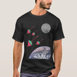 Camiseta Luzes de bolhas no espaço