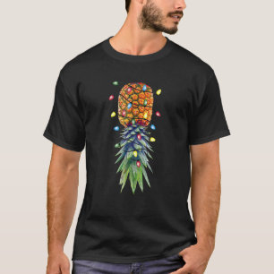 Camiseta Luzes de Natal Acima do Ananás