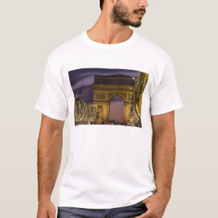 Camiseta Luzes de Natal, campeões Elysees, arco de