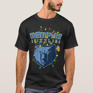 Camiseta Luzes de Natal do menino das férias da NBA Memphis