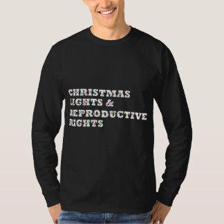 Camiseta Luzes De Natal E Direitos Reprodutivos Feministas