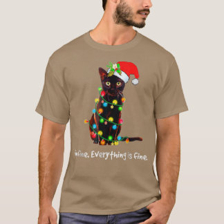 Camiseta Luzes de Natal Eu sou Multas Tudo é Multas Cat