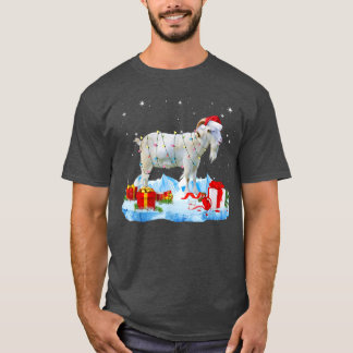 Camiseta Luzes de Natal, Goat Lover
