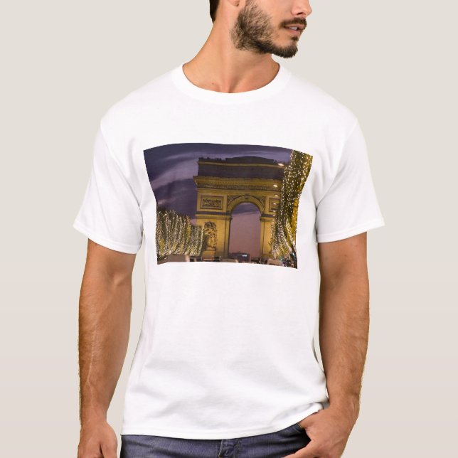 Camiseta Luzes de Natal nos Campos Elísios (Frente)