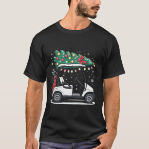 Camiseta Luzes de Natal para Carrinho de Golfe Árvore de Na