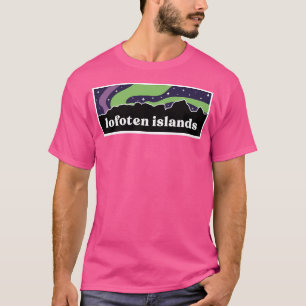 Camiseta Luzes de Norte das Ilhas Lofoten