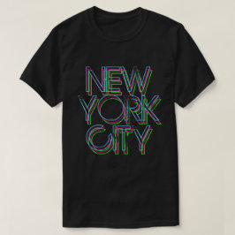 Camiseta Luzes de Nova York Neon
