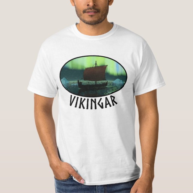Camiseta Luzes De Vazamento E Norte (Frente)