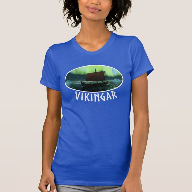 Camiseta Luzes De Vazamento E Norte (Frente)