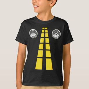 Camiseta Luzes de Veado com Marcações de Estrada Fantasia d