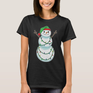 Camiseta Luzes Fadas de Natal de Neve