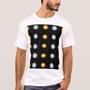 Camiseta Luzes LED, fundo de abstrato de encerramento.