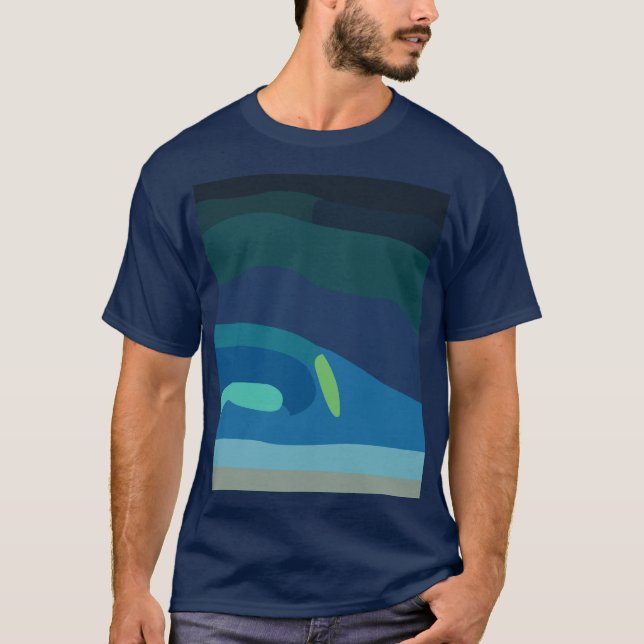 Camiseta Luzes Nortes Aurora Borealis (Frente)