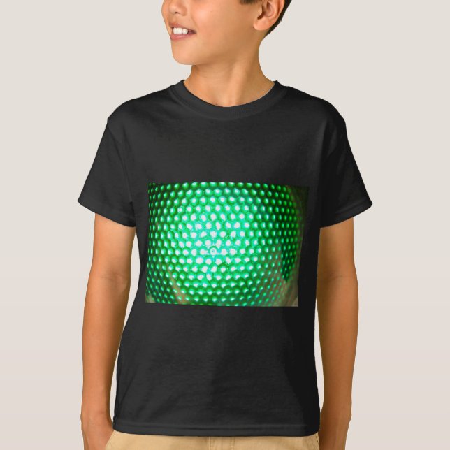Camiseta Luzes verdes-LED1948 Várias luzes LED verdes (Frente)