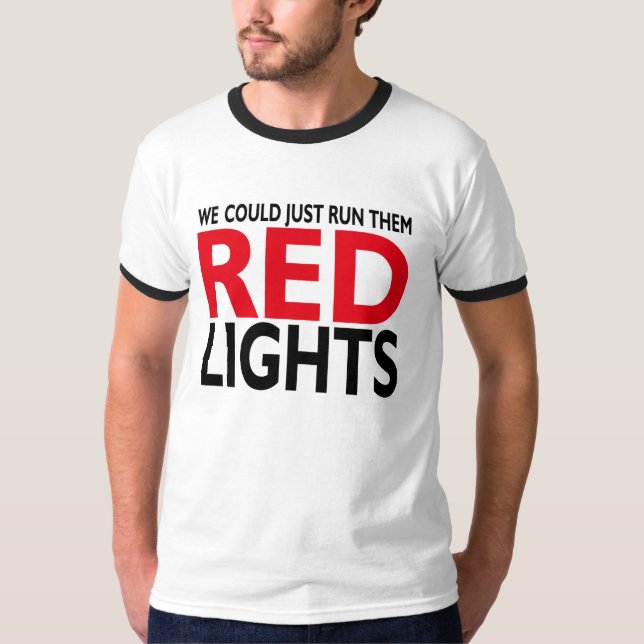 Camiseta Luzes vermelhas (Frente)
