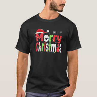 Camiseta Luzes X-Mas Verdes Vermelhos De Natal 2021