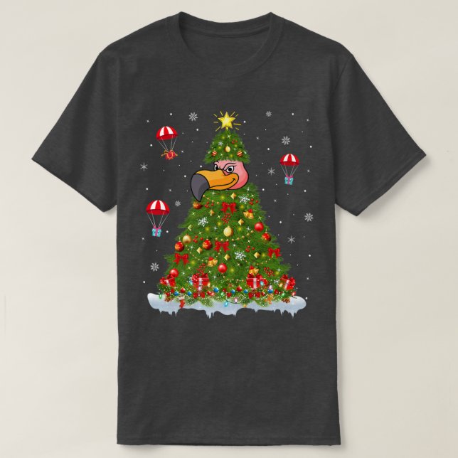 Camiseta Luzes Xmas Correspondendo à família Engraçada Cond (Frente do Design)