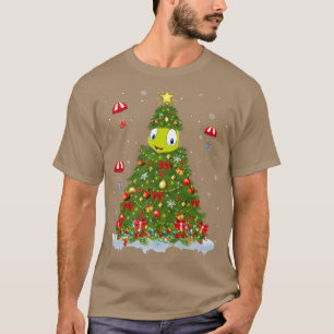 Camiseta Luzes Xmas que correspondem à família Engraçada Cr