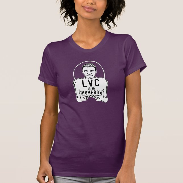Camiseta "LVC é T do jérsei das minhas mulheres do menino (Frente)