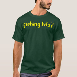Camiseta Lvm de pesca do Runescape OSRS