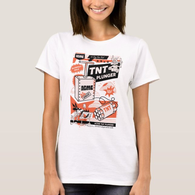 Camiseta LWILE E. COYOTE™ | Êmbolo dinâmico ACME TNT (Frente)