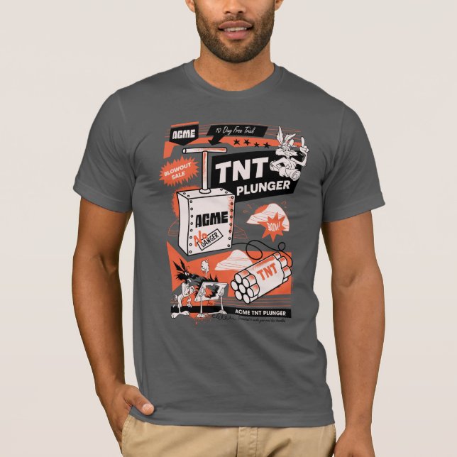 Camiseta LWILE E. COYOTE™ | Êmbolo dinâmico ACME TNT (Frente)
