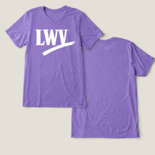 Camiseta LWV Purple TriBlend manga curta Unisex