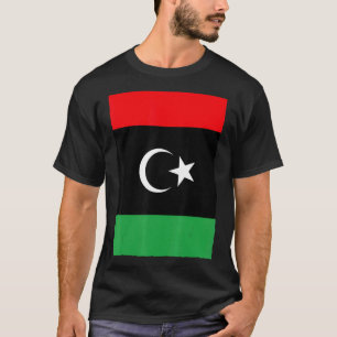 Camiseta Lybian Retro Vintage - Bandeira Nacional Líbia