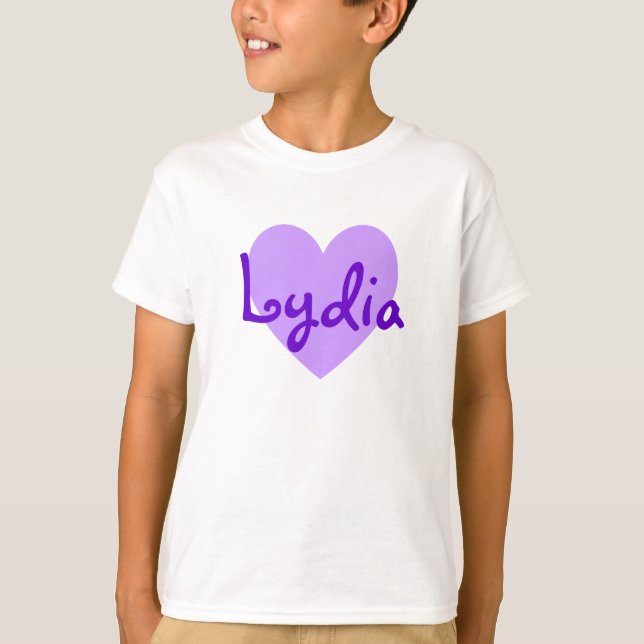 Camiseta Lydia em Roxo (Frente)