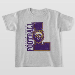 Camiseta LYFL 06 | Kids Logotipo de Lassen Roxo