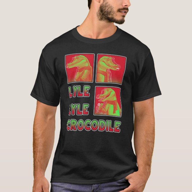 Camiseta Lyle Crocodilo Duas imagens de tons (Frente)