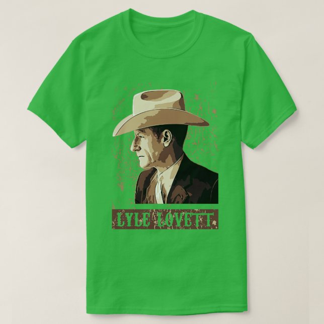 Camiseta Lyle Lovett (Frente do Design)