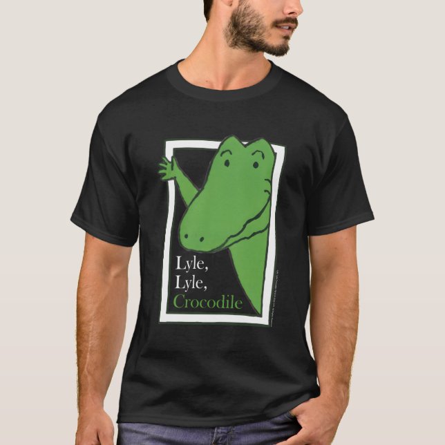 Camiseta Lyle Lyle Crocodile Waving Croc Ilustração (Frente)