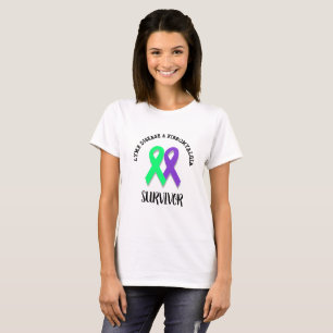 Camiseta Lyme Disease and Fibromialgia Warrior Shirt