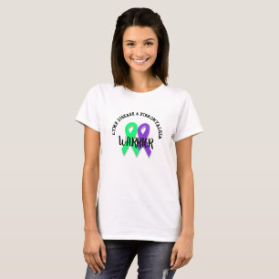 Camiseta Lyme Disease and Fibromialgia Warrior Shirt