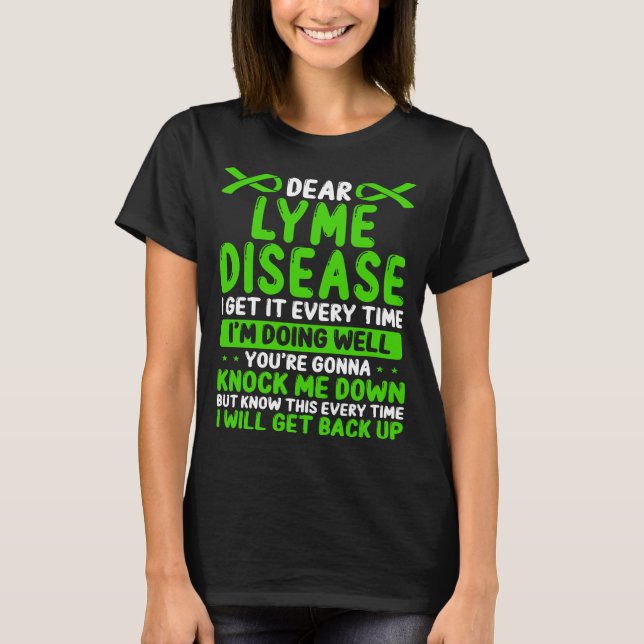 Camiseta Lyme DIsease Awarness Mês (Frente)