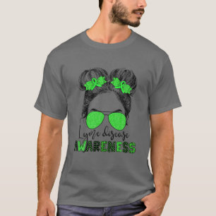 Camiseta Lyme Disease Sensibence Má Cabelo Para Menina