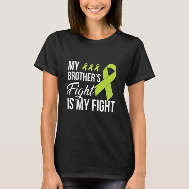 Camiseta Lymphoma  My Brother's Fight (Frente)